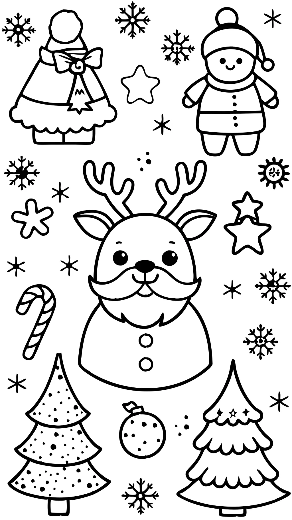 coloriages de Noël gratuits imprimables